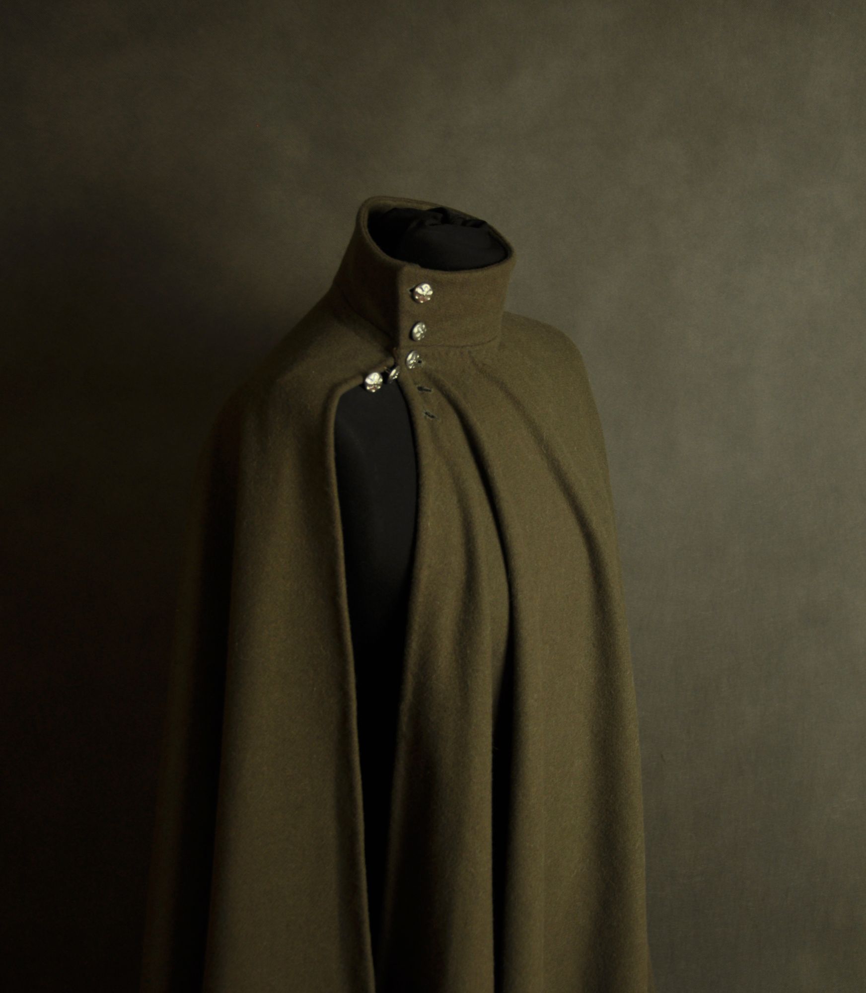 Woolen coat with collar - Image 3