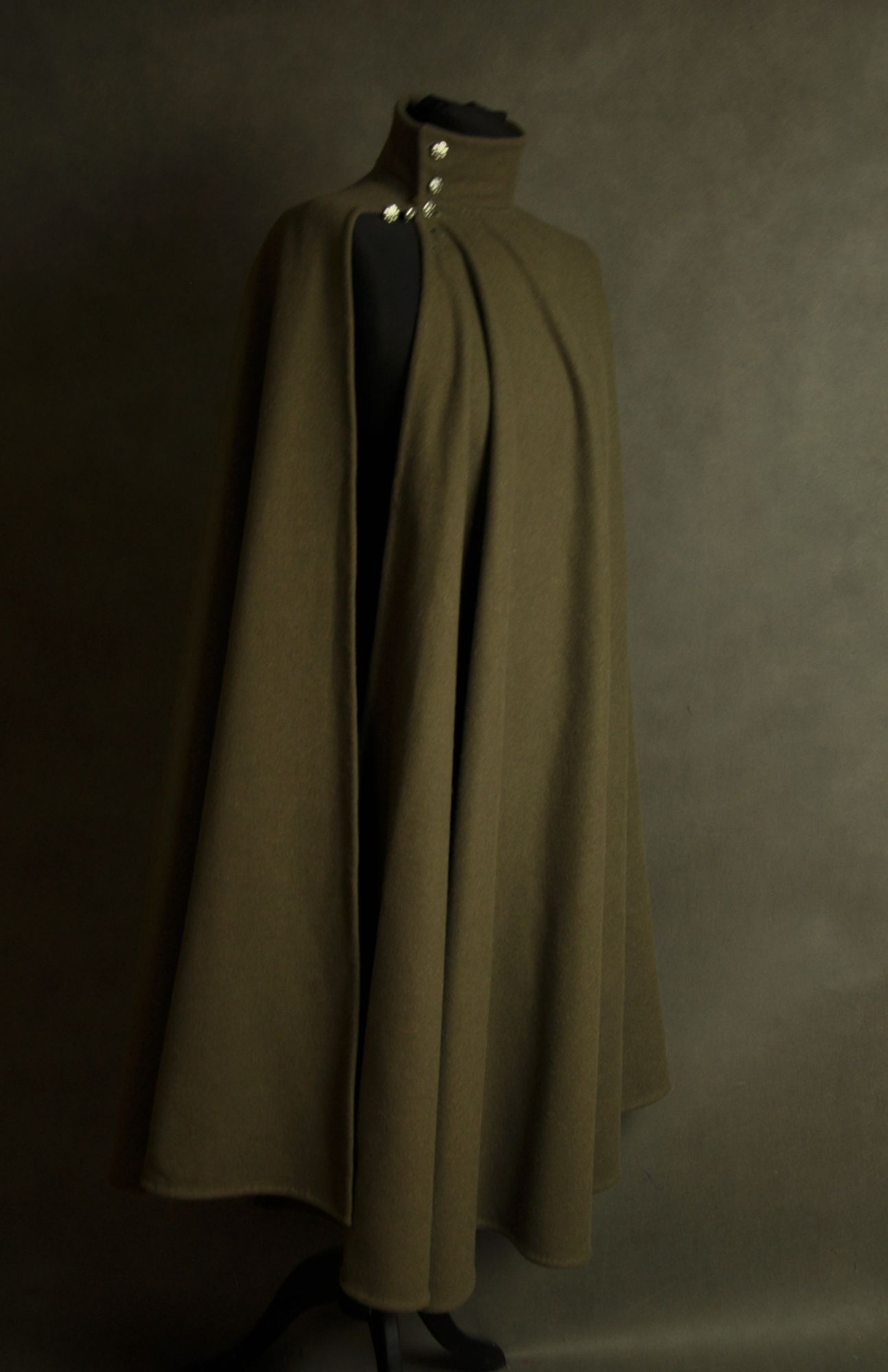 Woolen coat with collar - Image 2