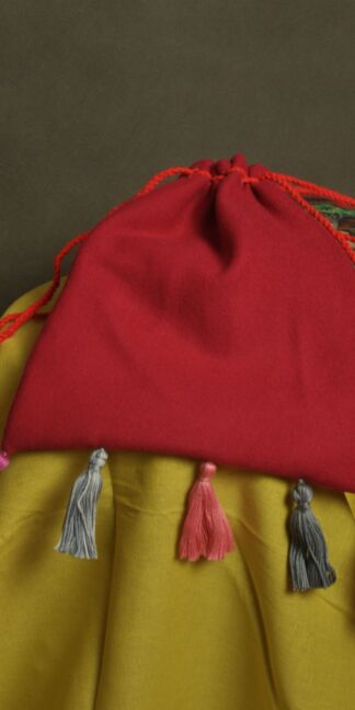 Jałmużniczka wełniana - różowa